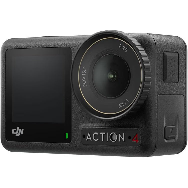 DJI Osmo Action 4 Adventure Combo – 4K/120fps Action Camera, 1/1.3" Sensor, 3 Batteries & 1.5m Extension Rod